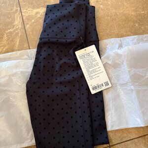 NWT Lululemon 28" Size 4  Align Polka Dot Flocked Legging Pants